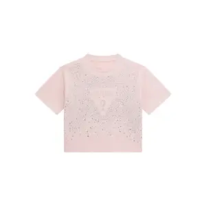 Girl's T-shirt Guess candy pink image-0