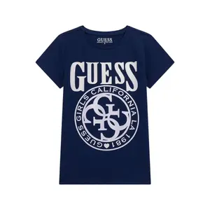 Girl's T-shirt Guess blue image-0