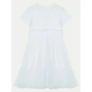Robe fille Guess Mixed Fabric pure white image-1