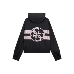 Veste imperméable à capuche zippé fille Guess image-1