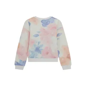 Sweatshirt girl Guess Active aop flower watercolo image-1