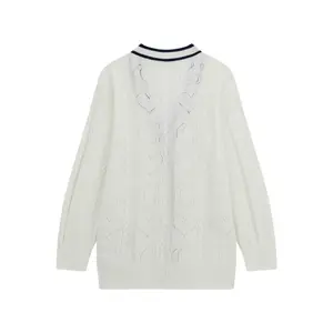 Girl's cardigan Guess pure white image-1