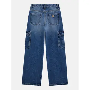 Dziecięce jeansy cargo sztywne Guess image-3