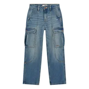 Girl's slim fit rigid jeans Guess image-0