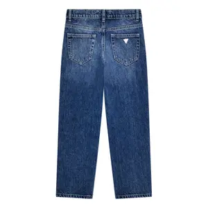 Dżinsy proste z sztywnego denimu dla dziewczynek Guess image-1