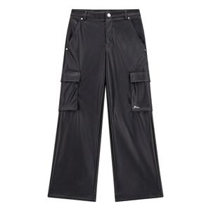 j5yb03-wfv60-jblk-girls-pu-cargo-trousers-guess-jet-black-a996