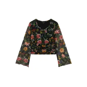 Bluzka dziewczęca z dzianiny Guess image-0