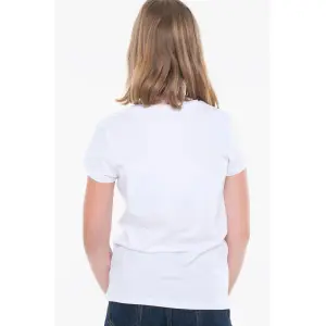 Camiseta de manga corta de algodón para niña Guess image-1