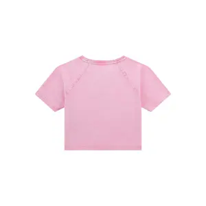 Girls' scoop-neck T-shirt Guess image-1
