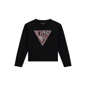 Sequin Long Sleeve T-shirt for Girls Guess image-0