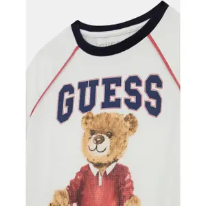 Girl's rhinestone logo T-shirt Guess image-2