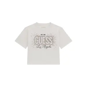 Girls' scoop-neck T-shirt Guess Midi image-0