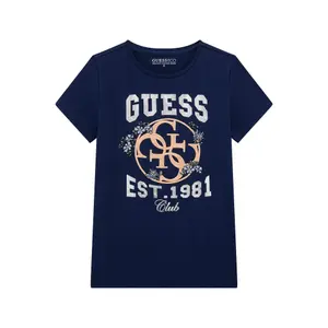 Girl's embroidered 4G logo T-shirt Guess image-0