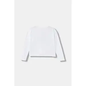 Girls' long-sleeve T-shirt with round neck Guess image-1