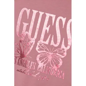 Girl's long-sleeved round-neck T-shirt Guess image-2