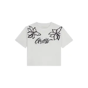 Girl's rhinestone T-shirt Guess Midi image-0