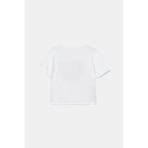 Girl's t-shirt with printed logo on the front Guess Midi image-1
