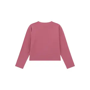 Girls' long sleeve cotton T-shirt Guess image-1