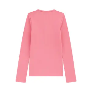 T-shirt a maniche lunghe in viscosa per ragazza Guess Rib Minime image-1