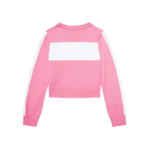 Sweter z długim rękawem, okrągły dekolt, dla dziewczynki Guess image-1