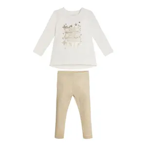 Girl's t-shirt + jersey leggings set Guess image-0