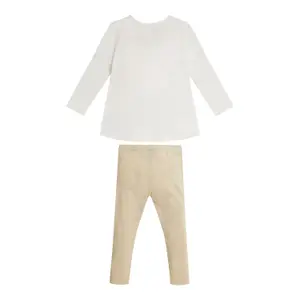 Girl's t-shirt + jersey leggings set Guess image-1