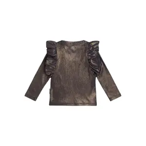 Baby girl ribbed long sleeve t-shirt Guess image-1