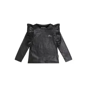 Baby girl ribbed long sleeve t-shirt Guess image-0