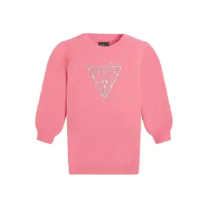 Girl's long sleeve sweater dress Guess image-0