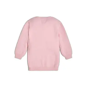 Girl's long sleeve sweater dress Guess image-1