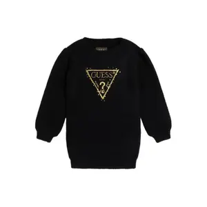 Girl's long sleeve sweater dress Guess image-0