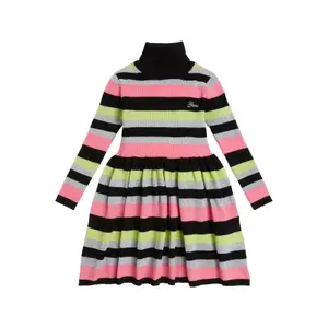 Girl's long sleeve sweater dress Guess image-0