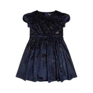 Girl's velvet dress Guess image-0