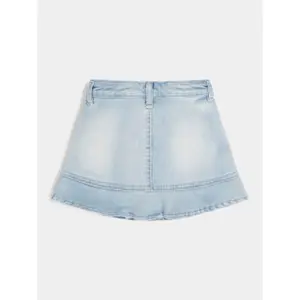 Denim skirt with embroidery girl Guess image-1
