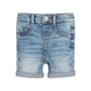 Denim shorts with girl's button Guess image-0