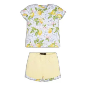 Girl's t-shirt + shorts set Guess image-0