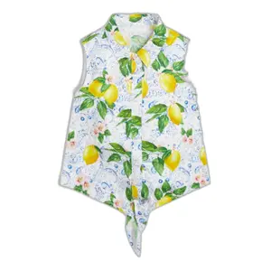 Girl's twill shirt Guess knot image-0