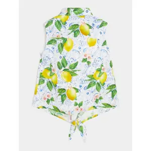 Girl's twill shirt Guess knot image-1