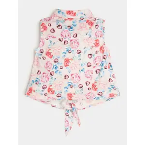 Girl's twill shirt Guess knot image-1