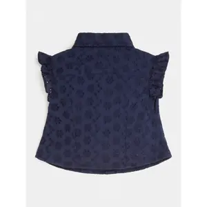 Girl's short sleeve shirt Guess Sangallo image-1