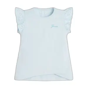 Girl's sangallo sleeve t-shirt Guess image-0