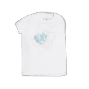 Girl's linen T-shirt Guess image-0