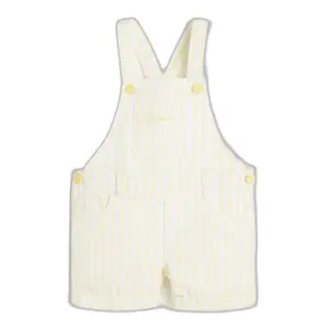 Striped denim overalls for girls Guess Bull image-0