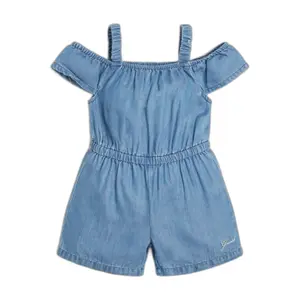 Dress in denim romper girl Guess image-0