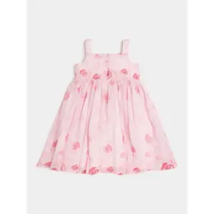 Girl's muslin dress Guess image-1