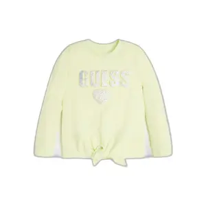 Sweatshirt with girl's bow Guess Terry Active image-0