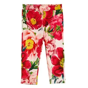 Girl's satin leggings Guess image-0