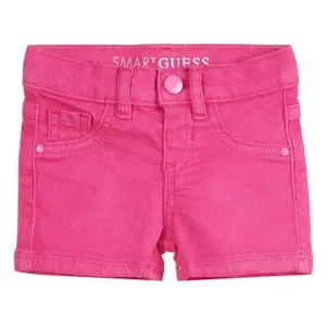 Stretch denim shorts for girls Guess Bull Core image-0
