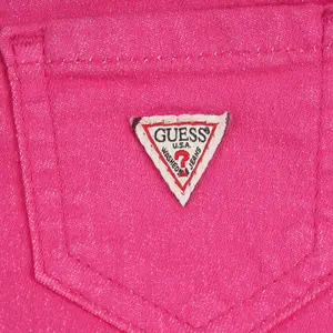 Stretch denim shorts for girls Guess Bull Core image-3