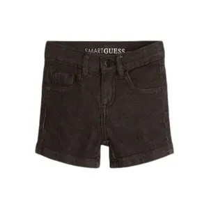 Stretch denim shorts for girls Guess Bull Core image-0